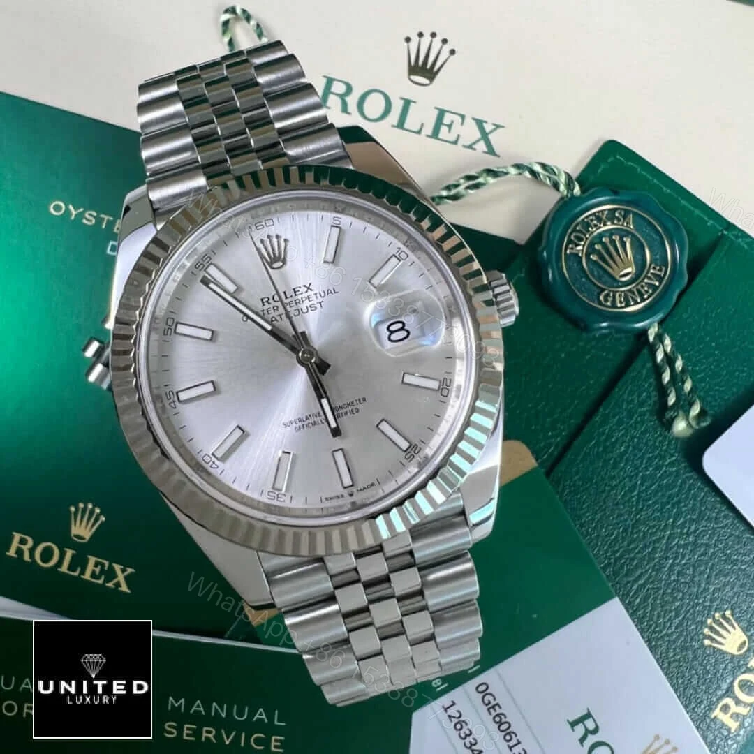 View 8 of Rolex Wimbledon 126334-0022 Jubilee Replica