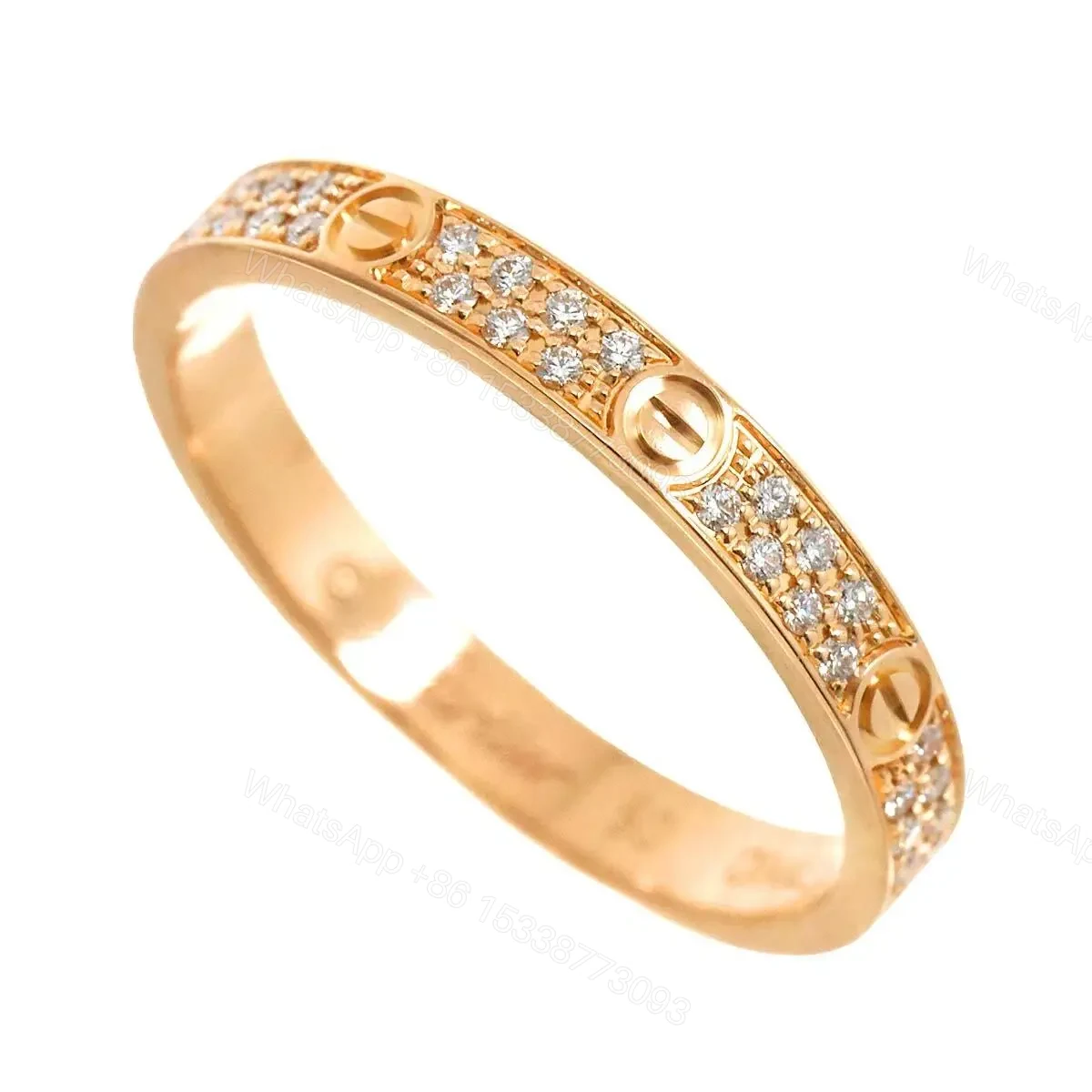 View 3 of Cartier Small Model Love Ring Diamonds