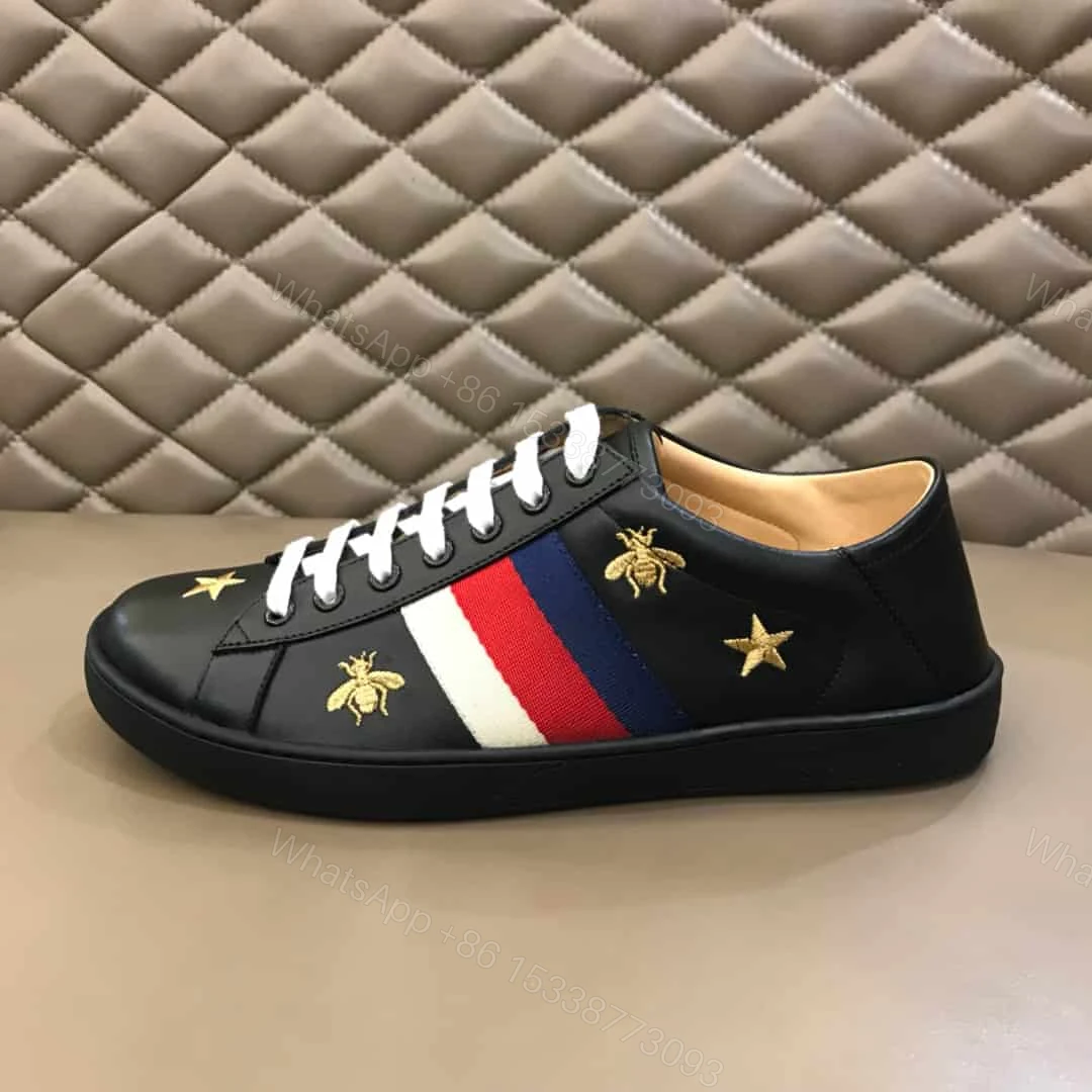 View 6 of GUCCI BLACK BEE STAR WEB RED WHITE BLUE – GC36