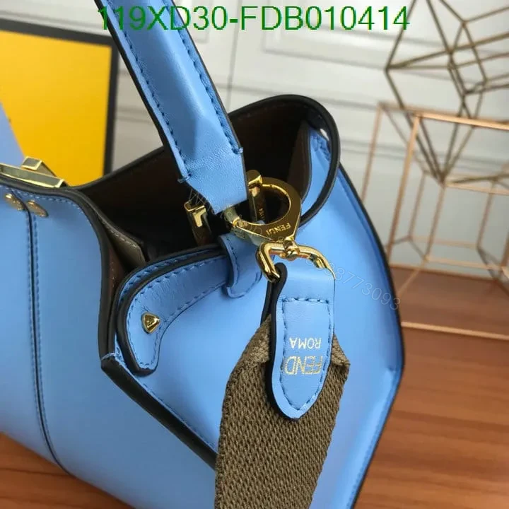 View 9 of Fendi Peekaboo X Lite Oversized Handbag KN55478