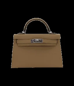 Hermès Kelly II Sellier Mini Poussiere Epsom Leather Palladium Hardware — view 1