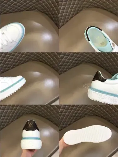 View 10 of LOUIS VUITTON TIME OUT SNEAKER IN WHITE AND BLUE – LSVT365