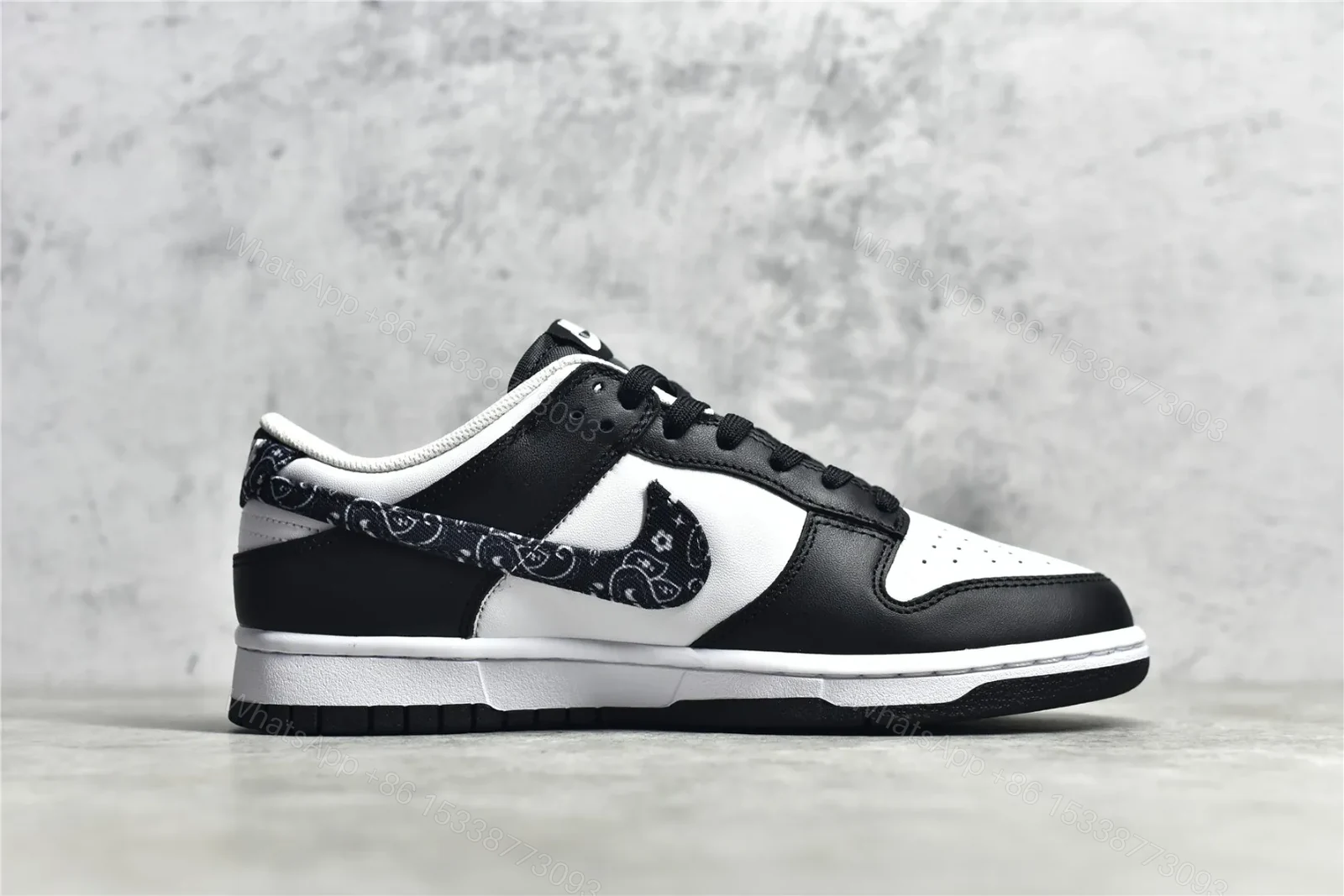 View 3 of UA Dunk Low Black Paisley