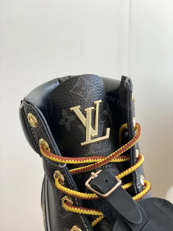 View 7 of Premium Patterned Ankle Boots: LV Monogram, Durable Comfort