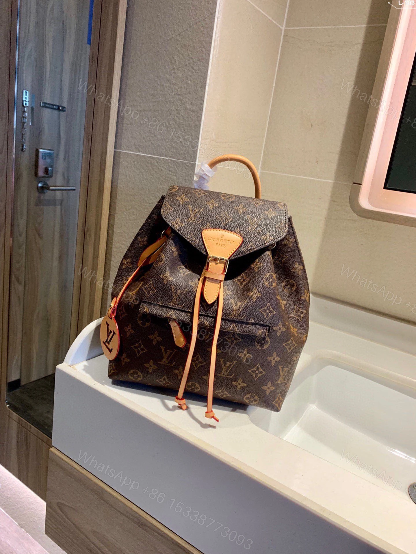 View 8 of Louis Vuitton Backpack Montsouris Monogram