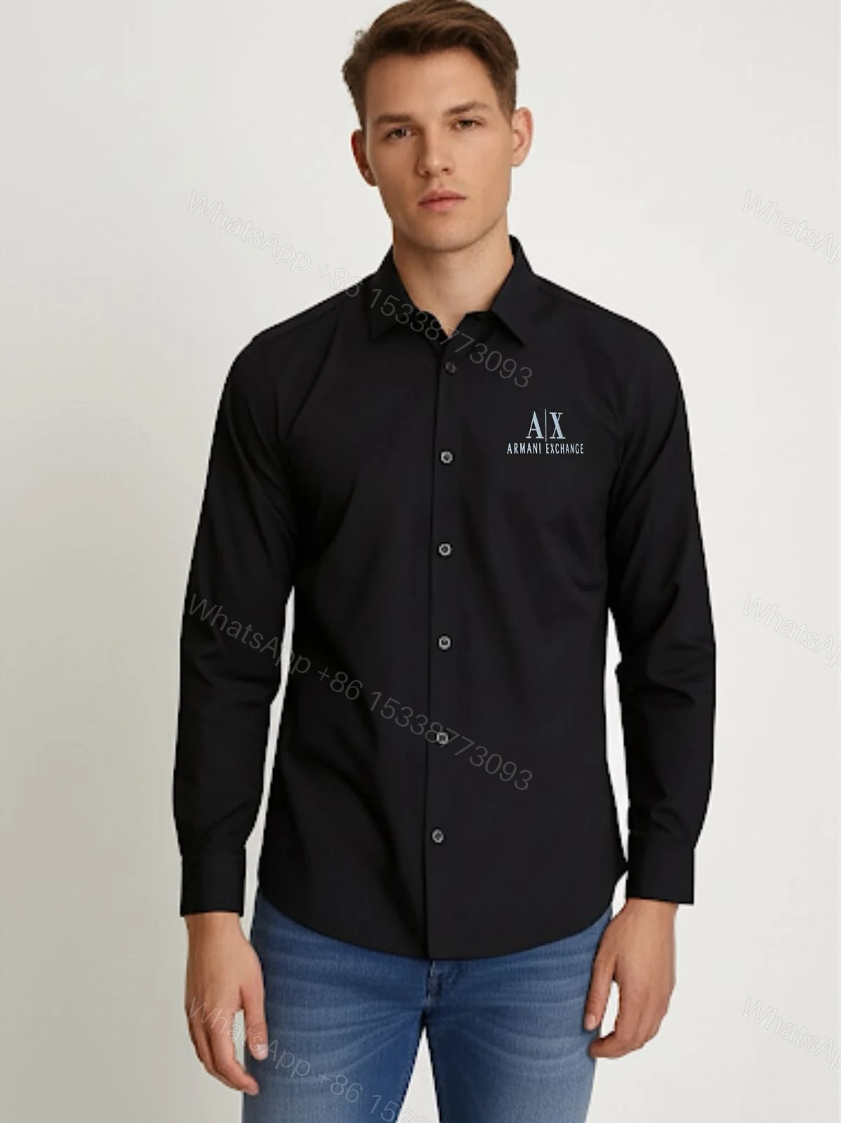 View 15 of First Copy Armani Exchange Premium Cotton Shirts
