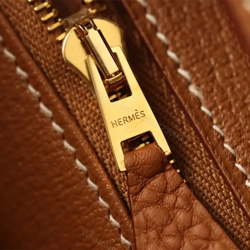 View 17 of 高仿Hermes*Birkin25金棕色金扣免檢版