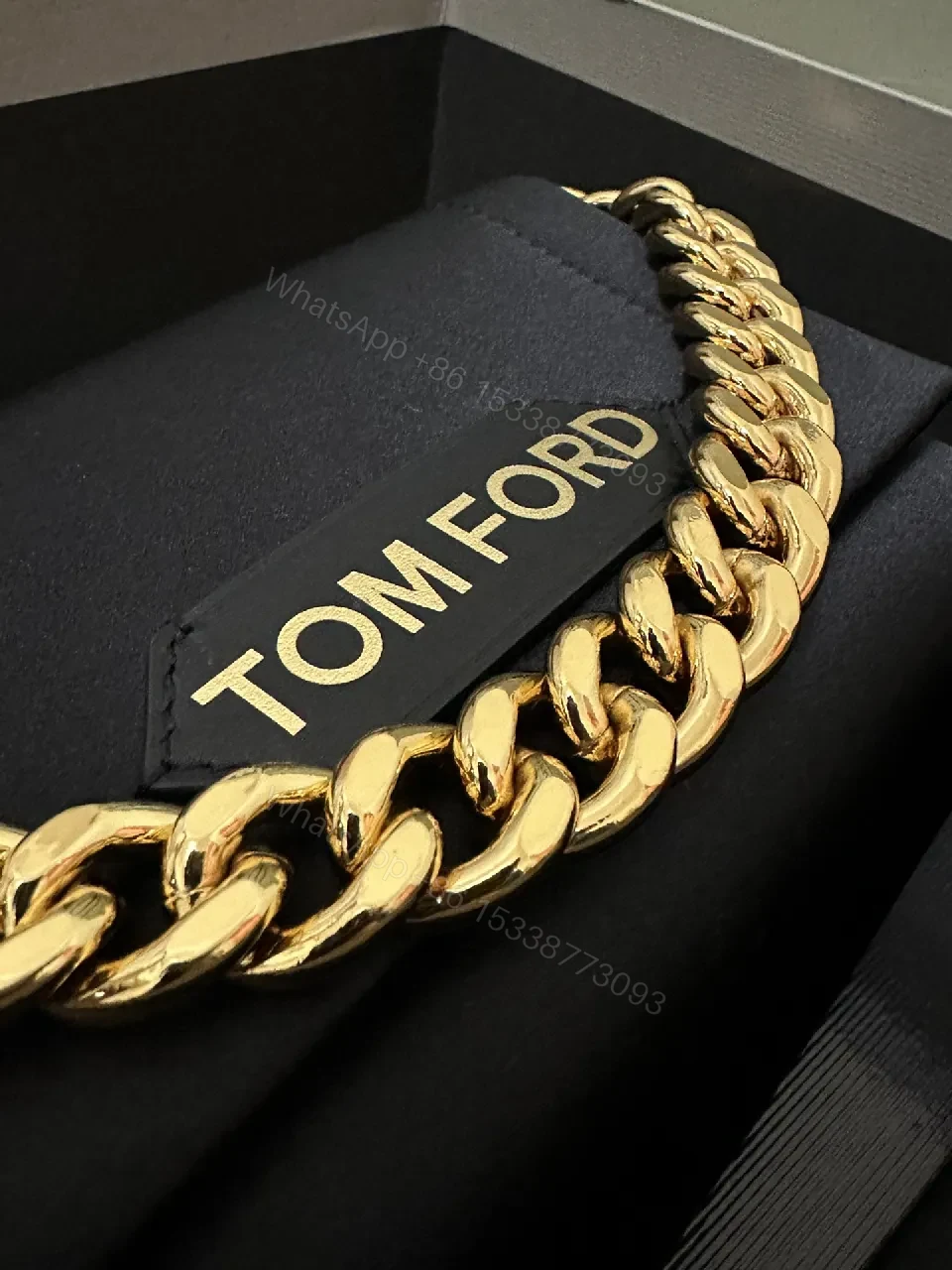 View 8 of Gold-Tone Cuban Link Necklace: Luxe Everyday Statement