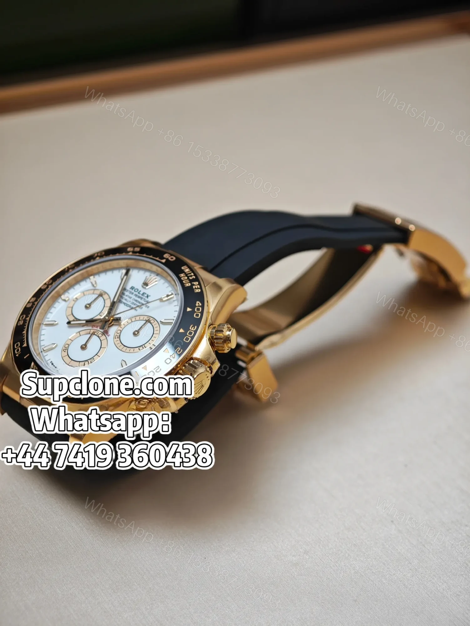 View 6 of Rolex Daytona Super Clone M126518ln-0002 – White Dial 4131 Movement
