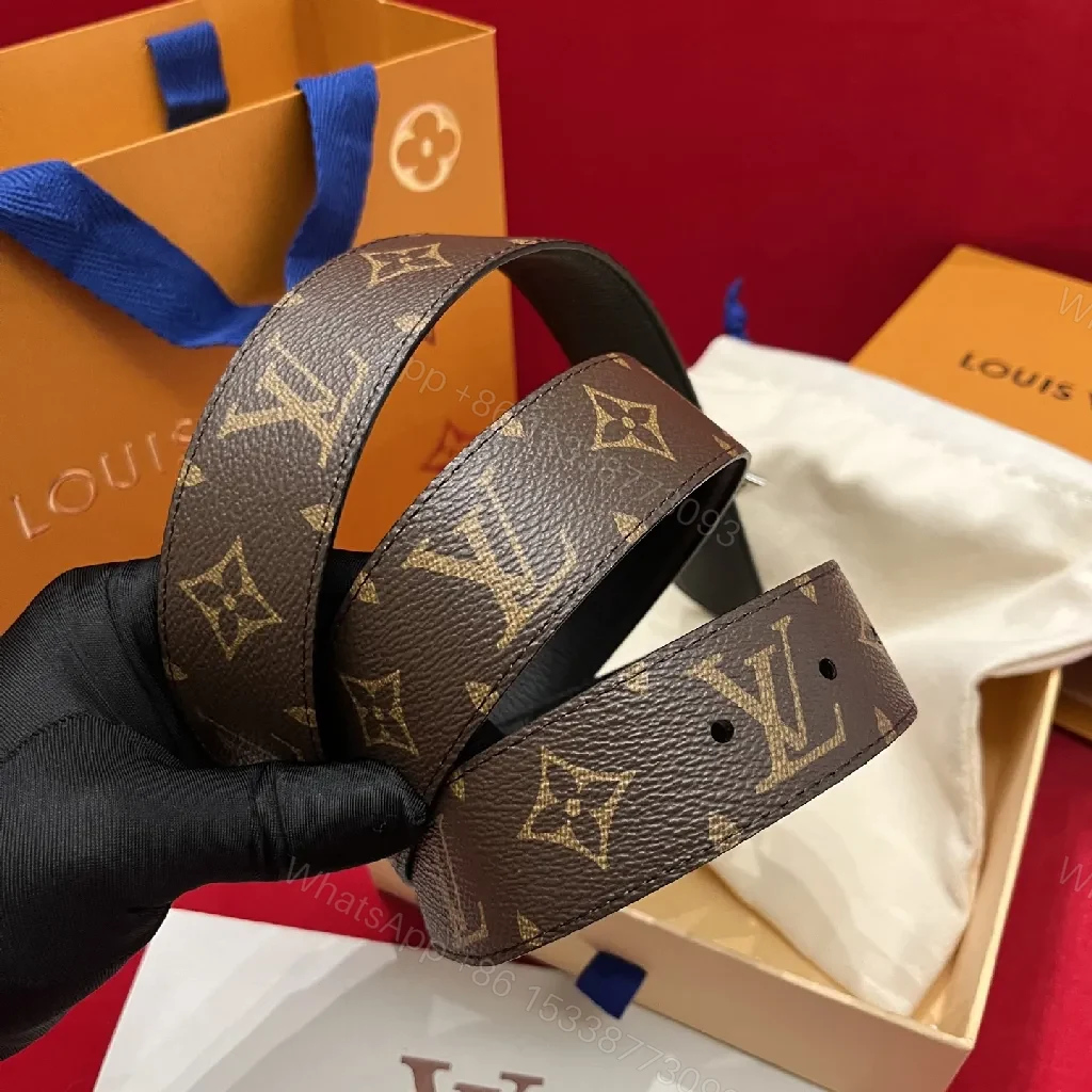 View 12 of Calfskin Monogram Belt — Luxe Everyday Style, Durable