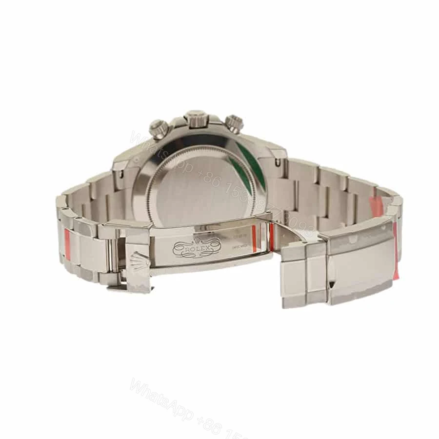 View 4 of Rolex Daytona 116509 Super Clone: 40mm White Gold Silver Dial