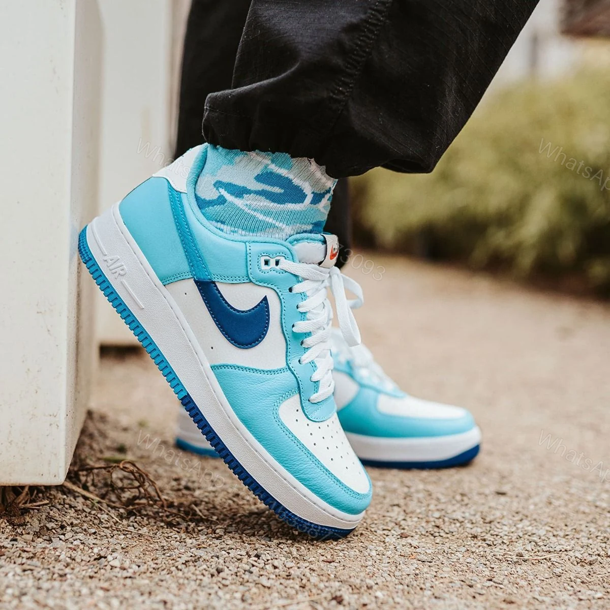 View 5 of FIRST COPY NIKE AIRFORCE SPLIT UNC FOR MEN