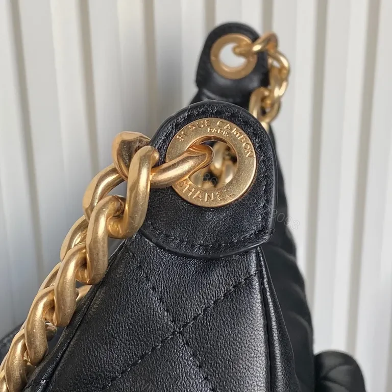 View 2 of Chic Quilted Crossbody: Gold Chain Luxe Everyday Carry