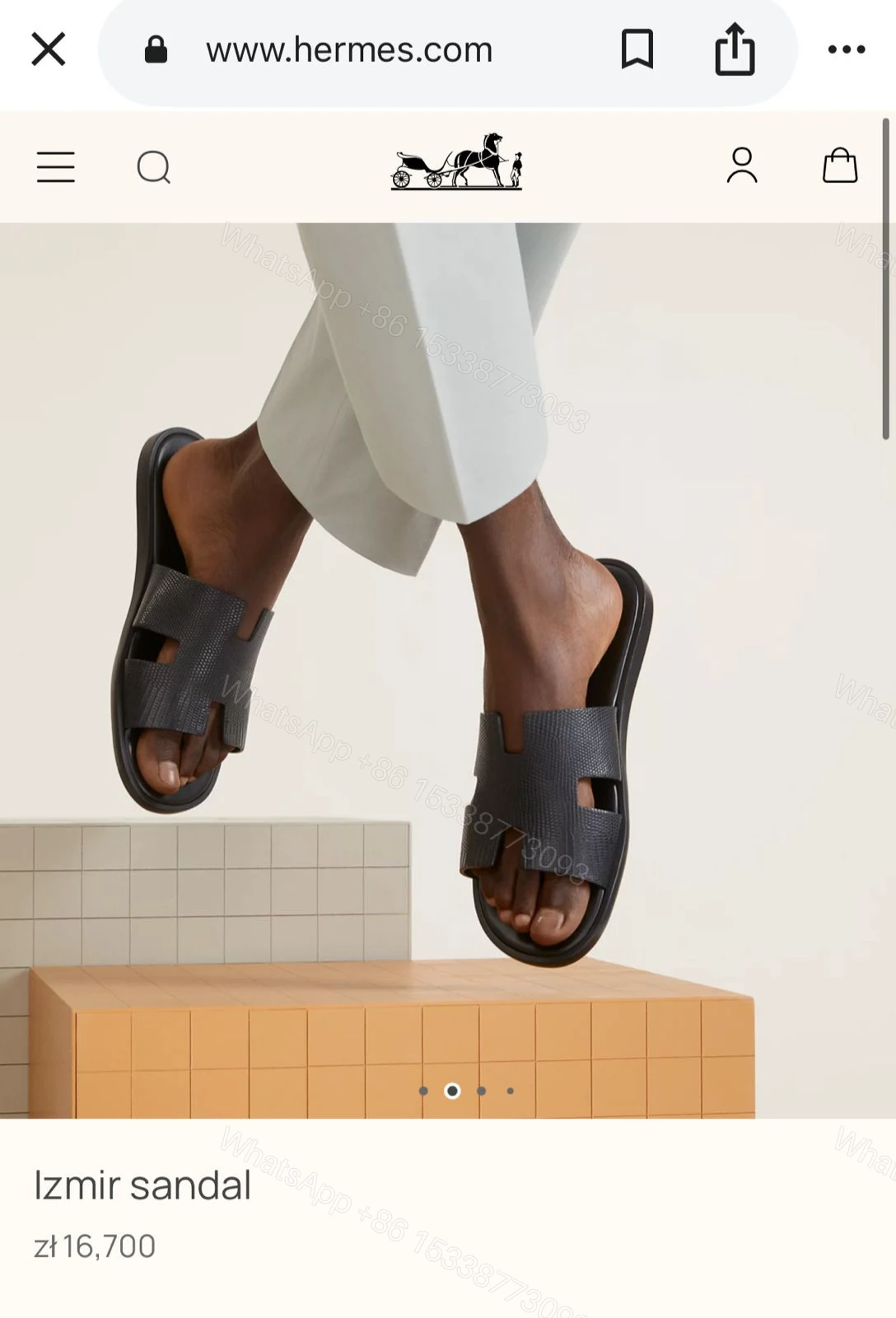 View 2 of FIRST COPY HERMES-PARIS AESTHETIC MULES