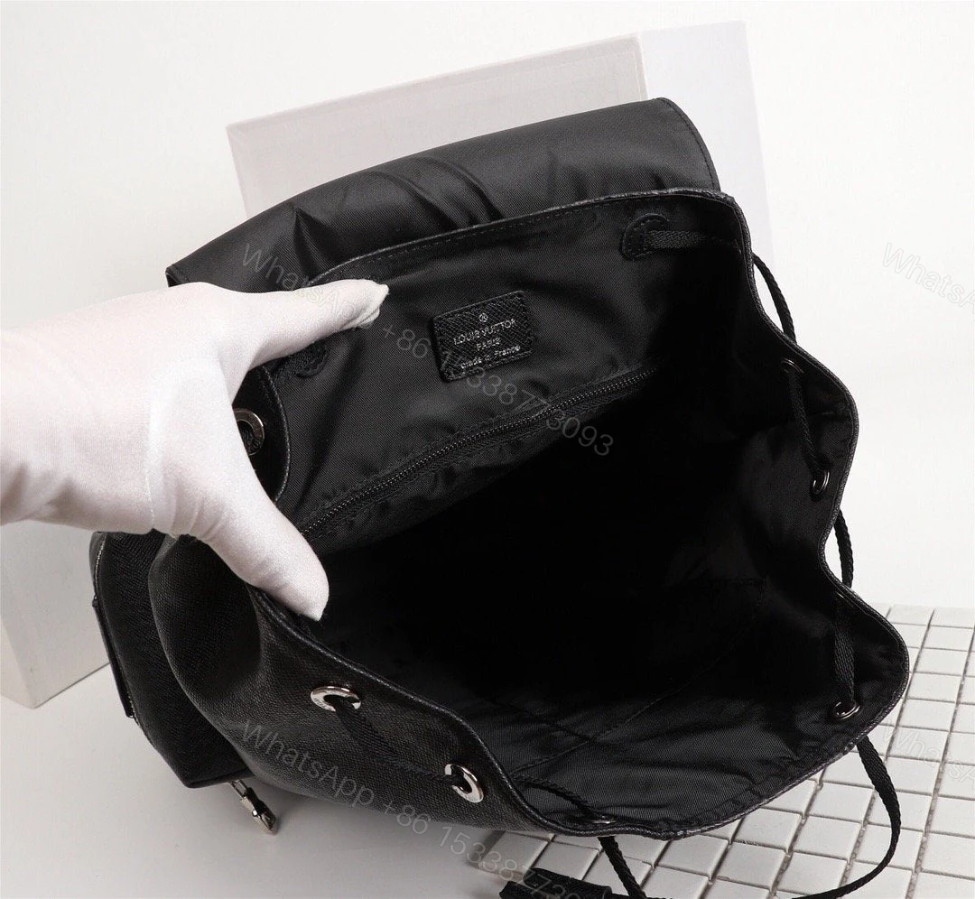 View 4 of Louis Vuitton Monogram Eclipse Taigarama Backpack