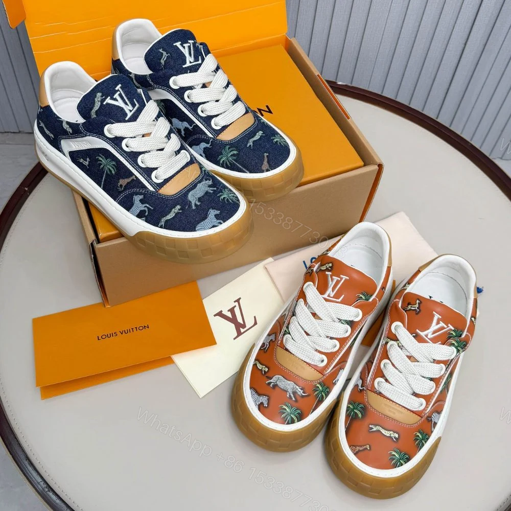 View 9 of Louis Vuitton LV The Darjeeling Limited LV Tilted Sneaker Blue 1AJTLH
