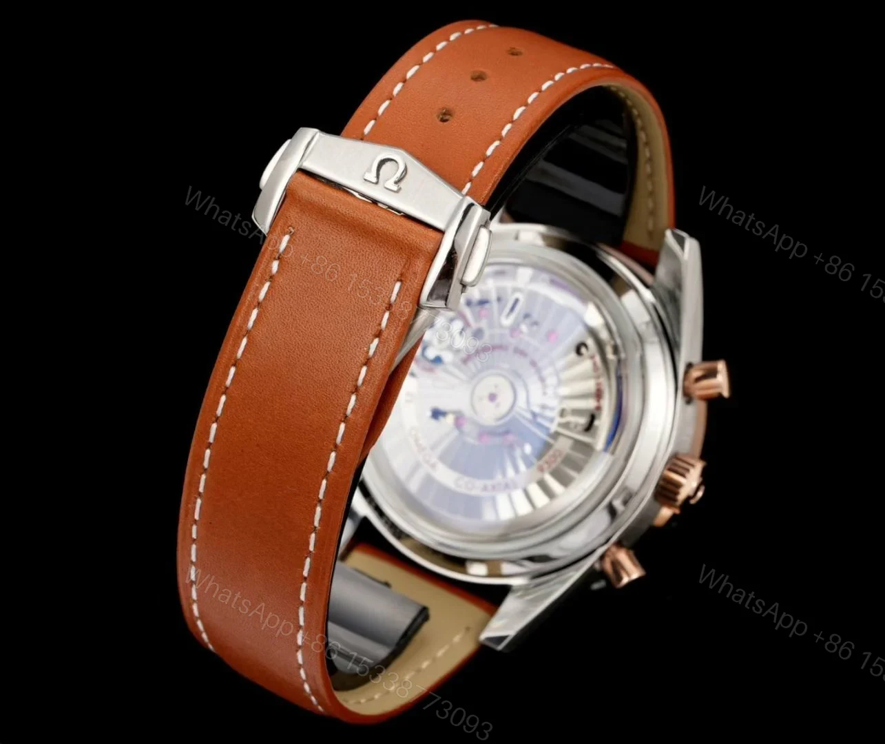 View 8 of Omega Speedmaster 57 Co-Axial Stainless Steel Red Gold Black Dial 331.22.42.51.01.001