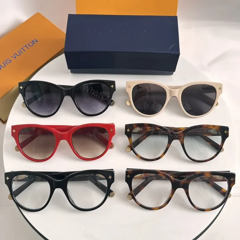 View 8 of Bold LV Acetate Sunglasses: Luxe Minimalist Style