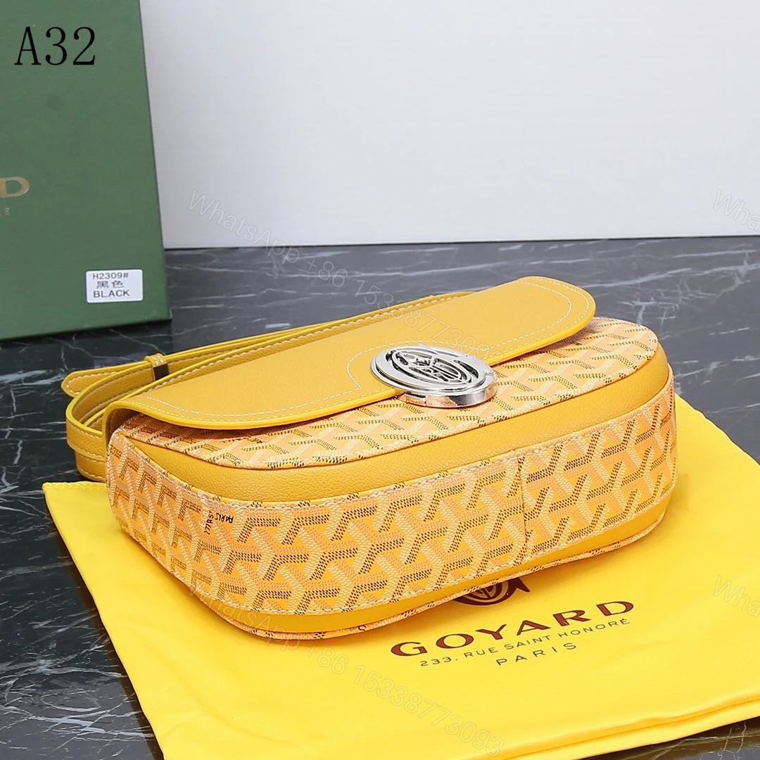 View 5 of GOYARD SEAL CLASP THE 233 BAG YELLOW 25CM