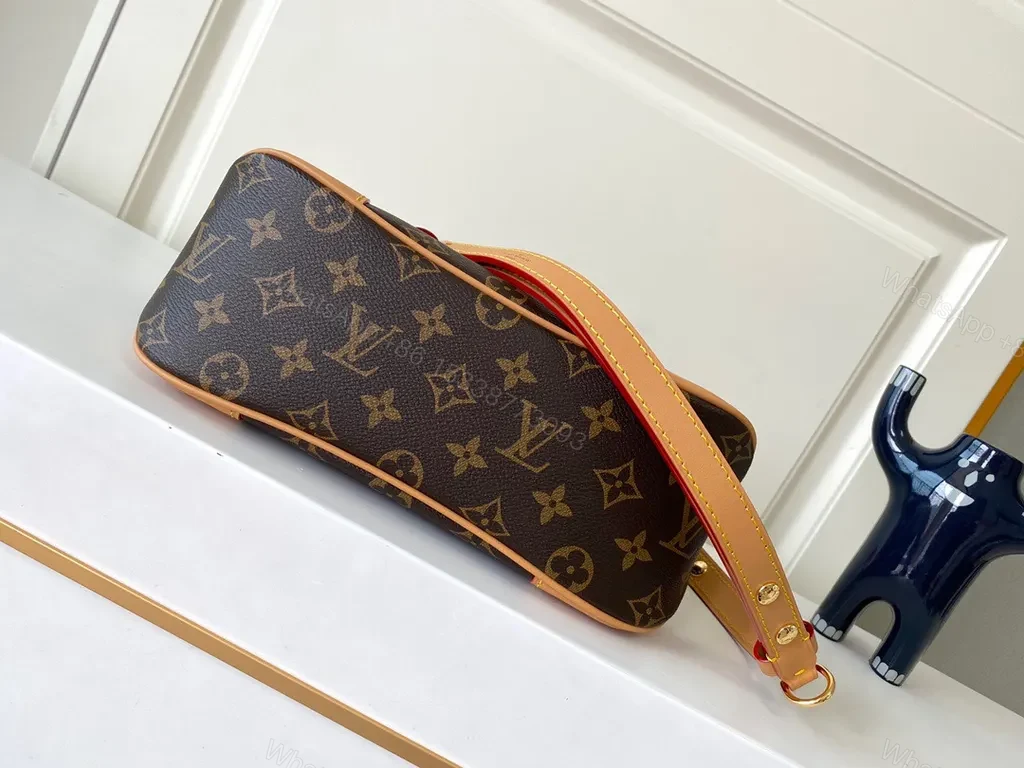 View 3 of Crescent Monogram Bag: Louis-Inspired Everyday Chic