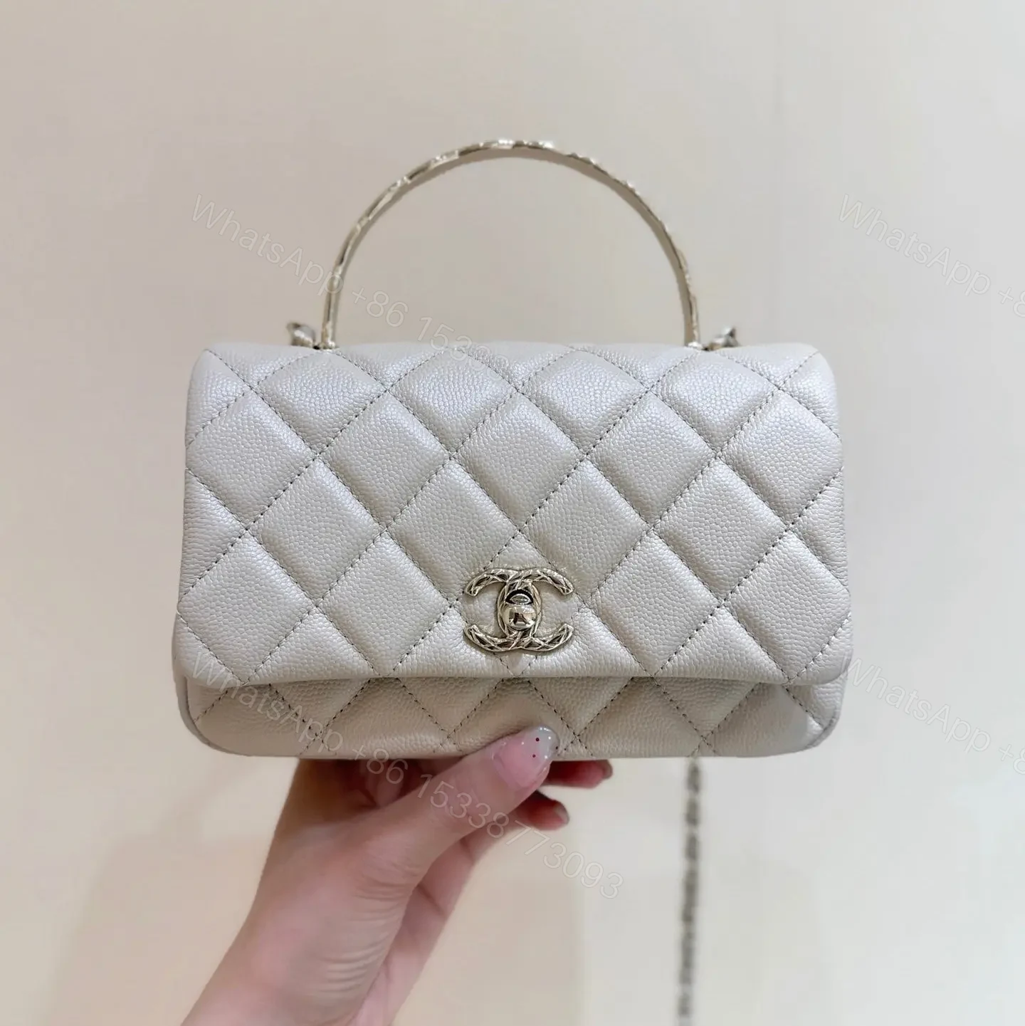Chanel Nano Coco Handle bag Gold Hardware — view 1