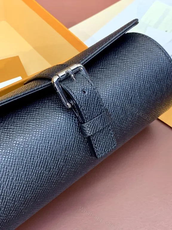 View 8 of Chic Leather Clutch: Compact, Designer-Inspired, Metallic Hardware
