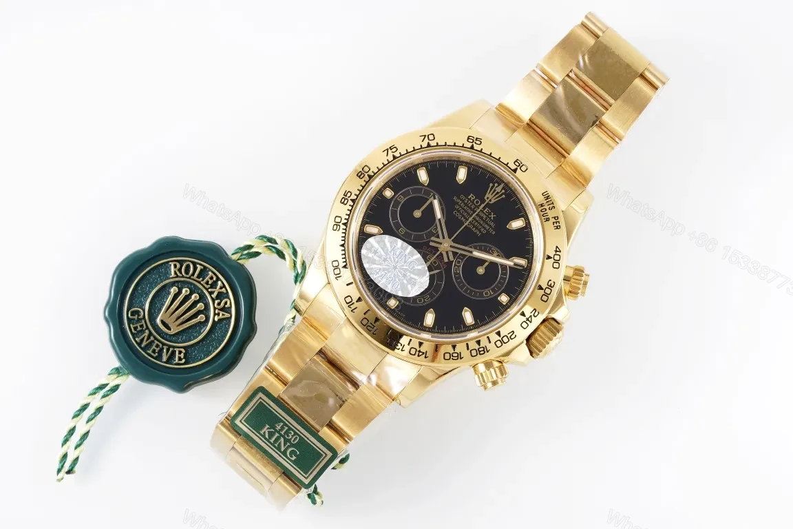View 9 of BL Factory Clean Factory KING Rolex Daytona 4130 Gold Black