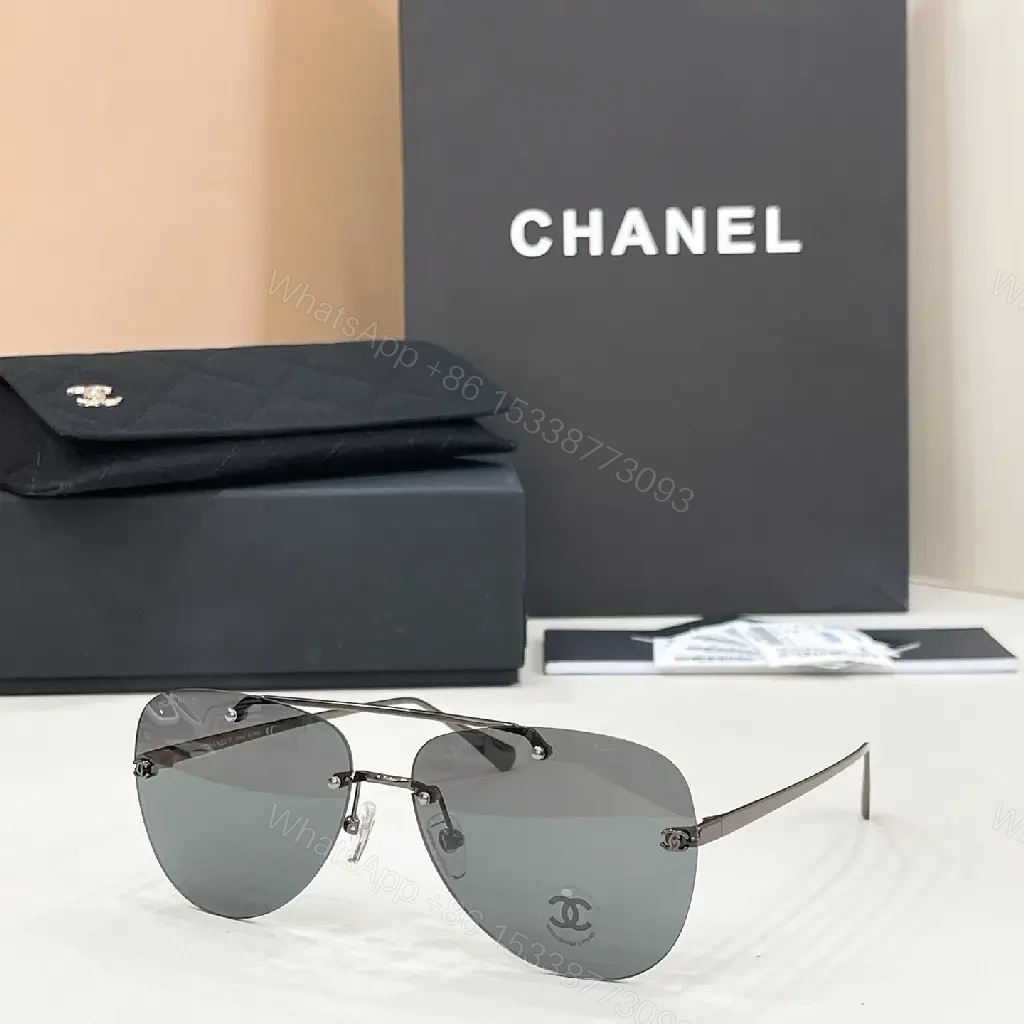View 3 of Gradient Lens Aviator Sunglasses - Titanium Frame, Adjustable Fit