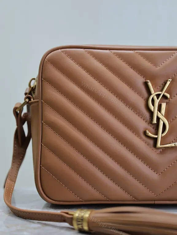 View 6 of Chic Quilted Crossbody with YSL Hardware - Everyday Luxury Bag