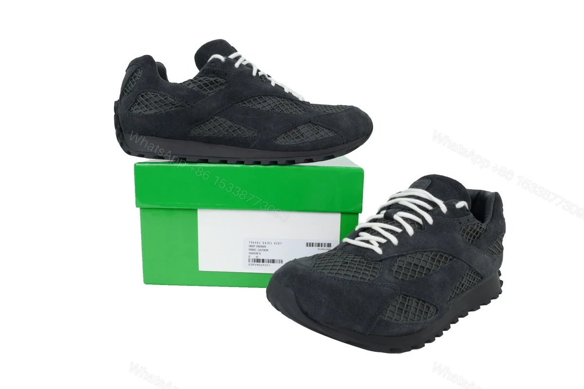 View 6 of Bottega Veneta Orbit Black Suede