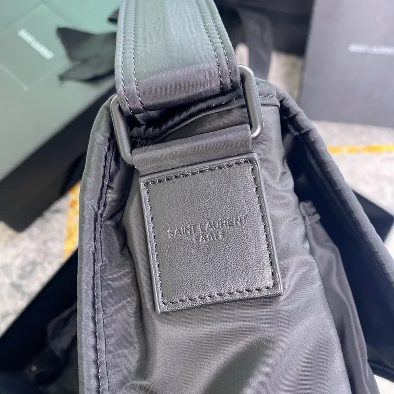 View 7 of Dark Minimalist Louis-Style Messenger: Everyday Luxury Bag