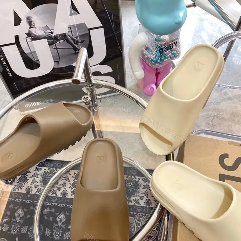 View 4 of Quiet Confidence EVA Slides: All-Day Comfort, Bone/Off-White