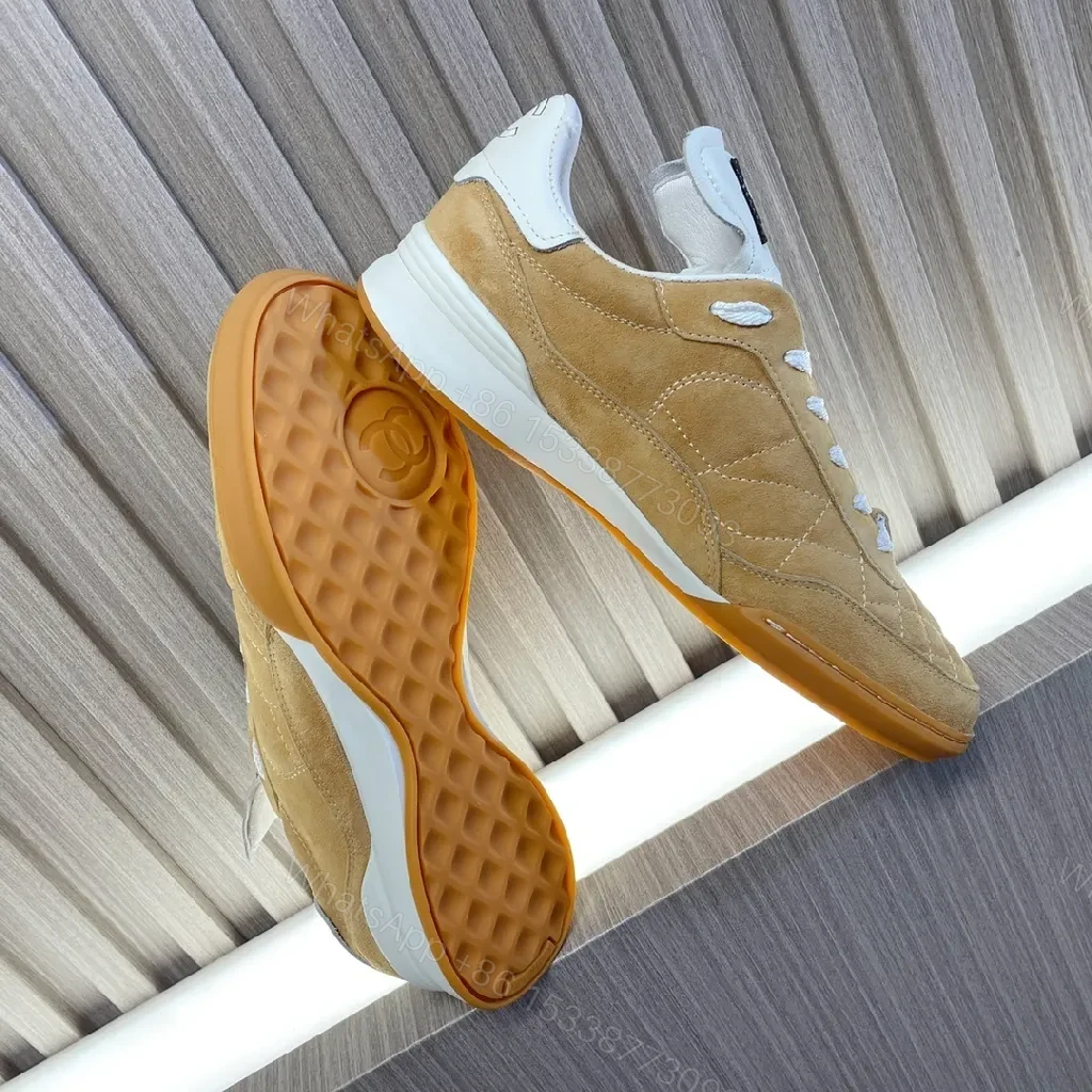 View 7 of Textured Suede High-Top Sneaker with Quilted Detailing