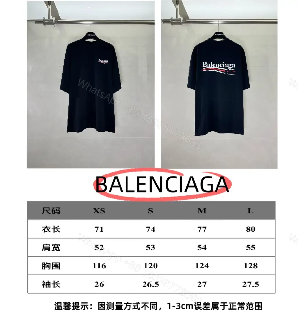 View 6 of Black Cotton Loose Tee Logo Crewneck Short-Sleeve T-Shirt