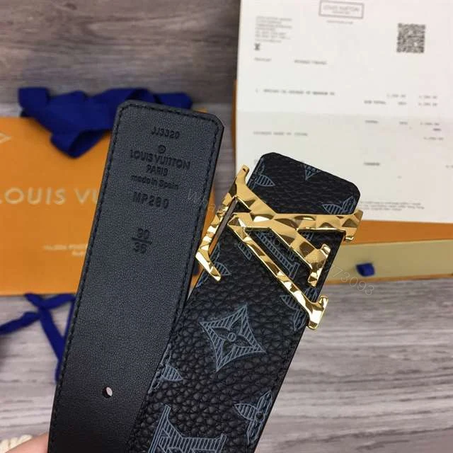View 6 of LOUIS VUITTON INITIALES 40MM REVERSIBLE MONOGRAM CANVAS BELT – B102