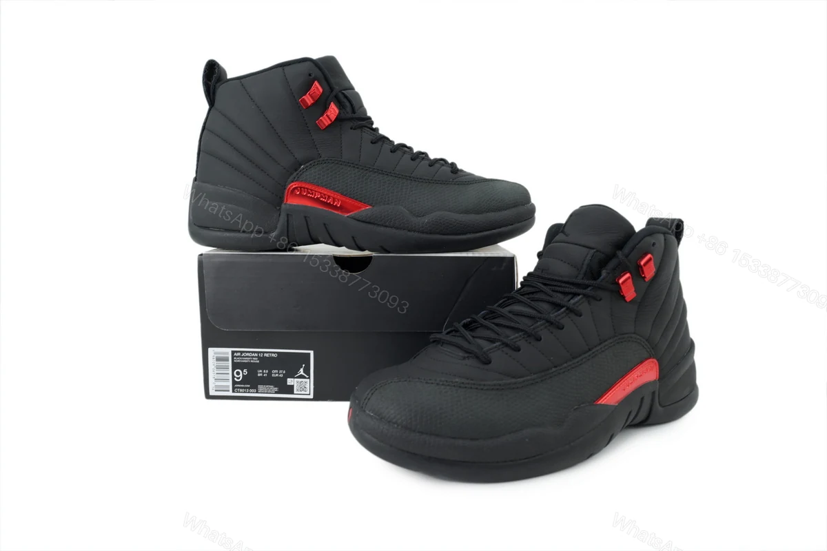 View 2 of Air Jordan 12 Retro 'Bloodline' CT8013-003