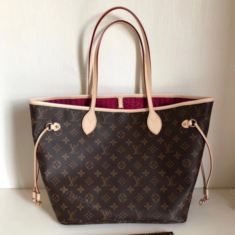 View 2 of Louis Vuitton Neverfull MM Pivoine Pink 31Cm M41178