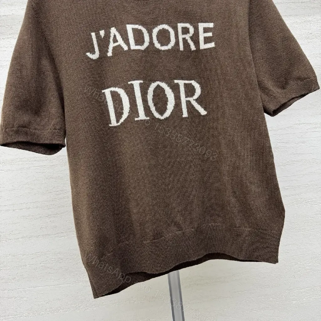 View 10 of Dark Knit — Premium Cotton Blend, Casual Luxe, Logo Accent Top