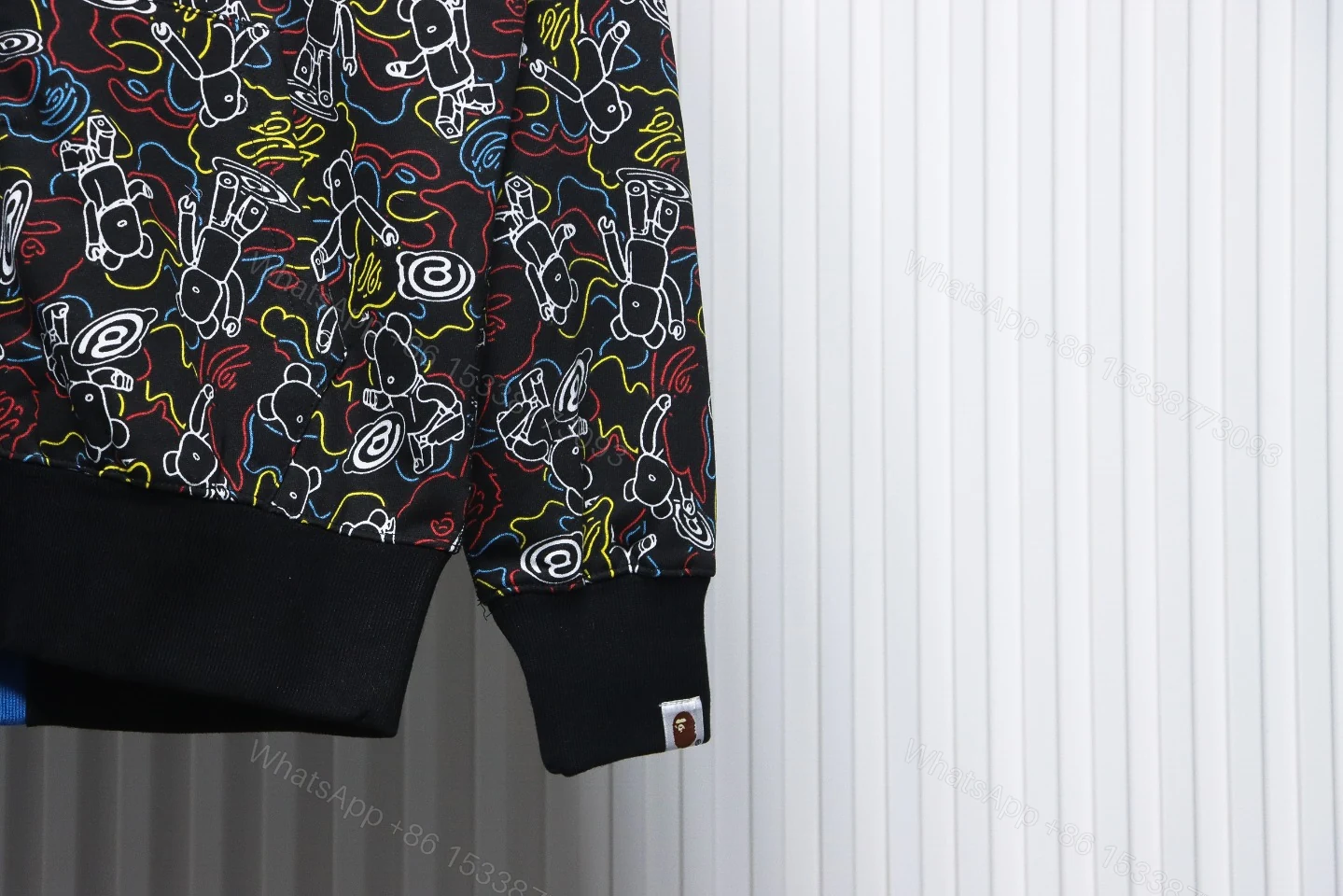 View 5 of BAPE X MEDICOM TOY Co-branded Duplex Camouflage Hooded Hoodie