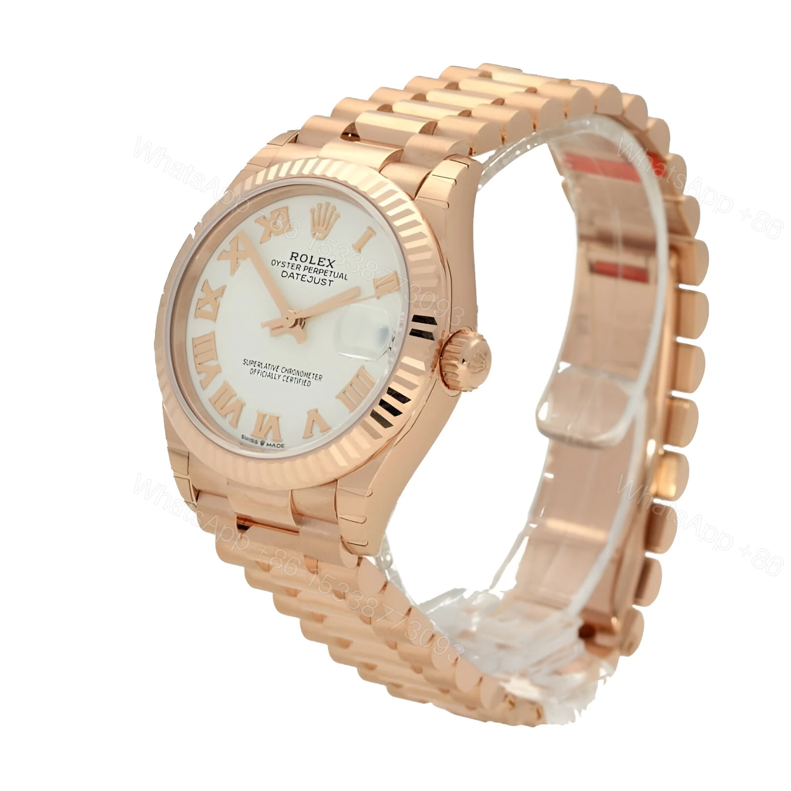 View 2 of Rolex Datejust Rose Gold Replica