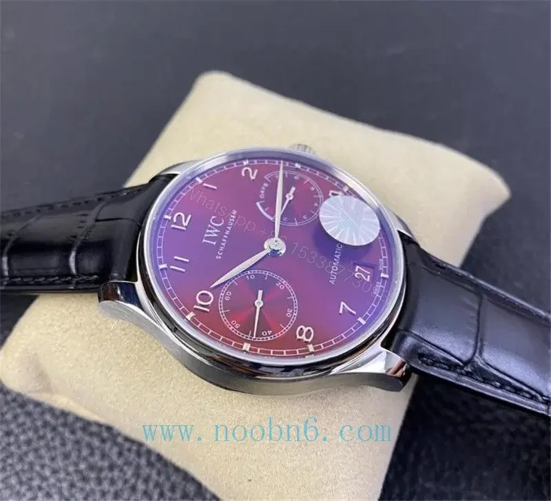 View 5 of Super Replica IWC Portugieser Red Dial Watch