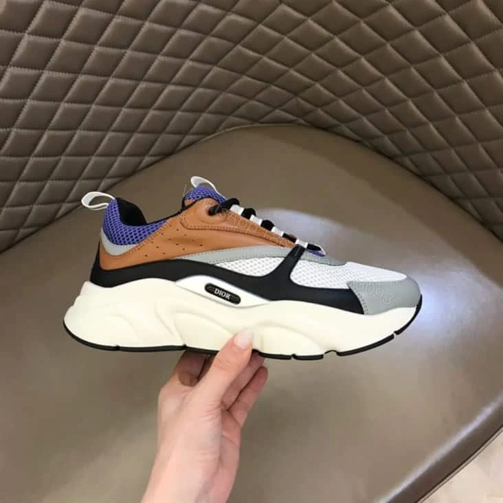 B22 SNEAKER TECHNICAL MESH WITH AND CALFSKIN – CD112 — view 1