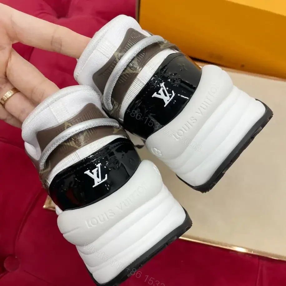 View 4 of LOUIS VUITTON RUN 55 SNEAKERS IN WHITE – LSVT362