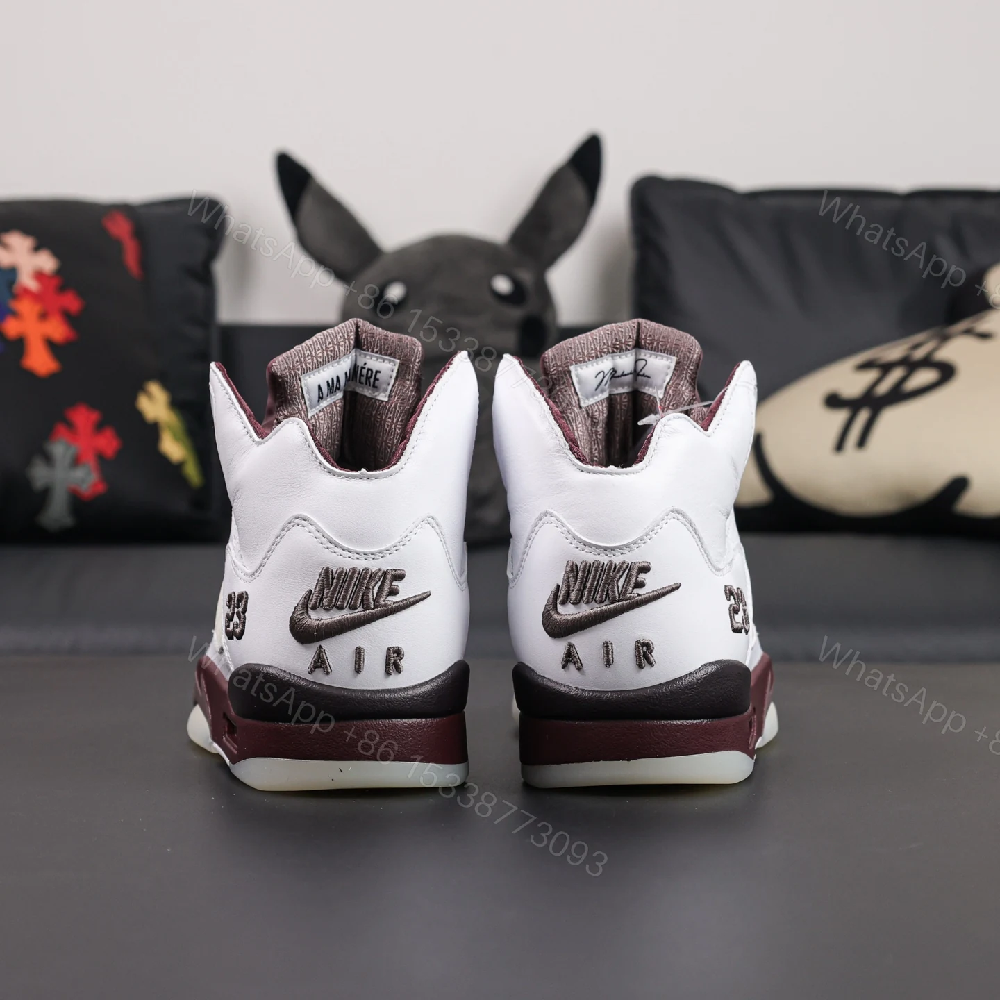 View 6 of A Ma Maniere x Jordan 5 Burgundy Crush​