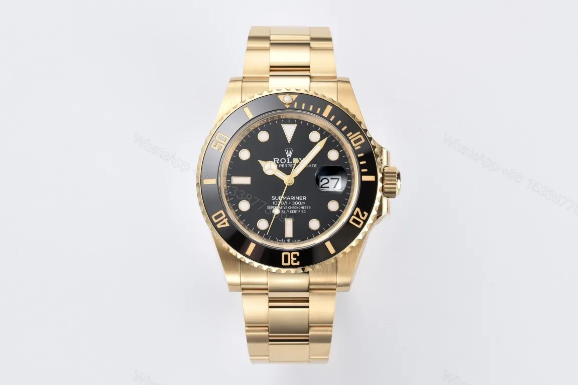 Rolex Submariner Date Yellow Gold Black 116618ln-0001 — view 1