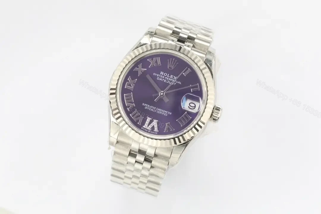 View 3 of Rolex Datejust 31 Purple Roman Watch Jubilee Ultimate 31MM 178274-0088