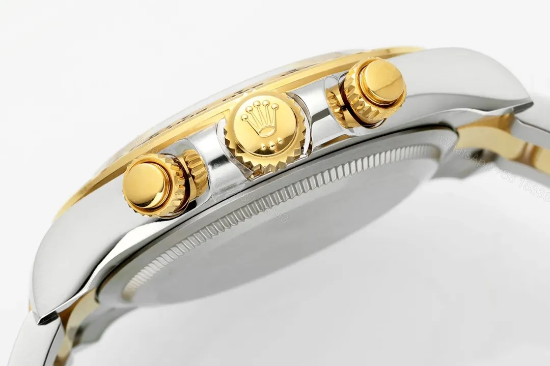 View 6 of GS Factory Clean Factory APS Daytona Black Gold Two-Tone Watch