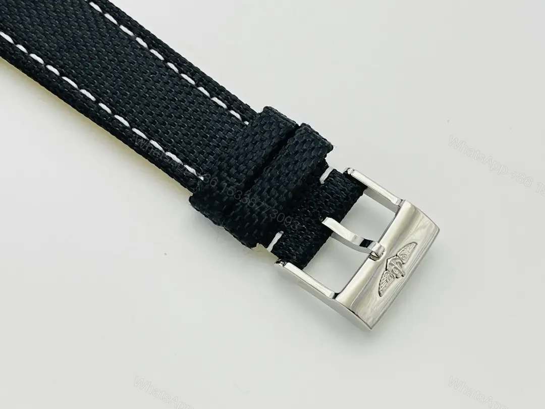 View 9 of Fake Breitling Colt 36 White Dial Premium Fabric Strap 36MM BREITLING-COLT-WHT-FAB-36