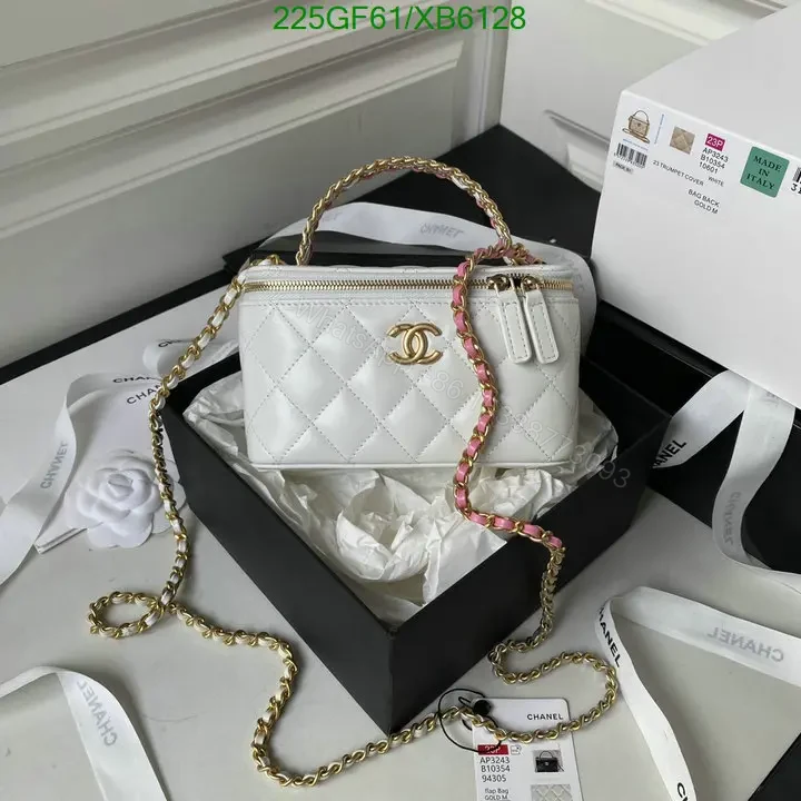 View 5 of Chanel Vanity Bag with Chain Mirror XY98754