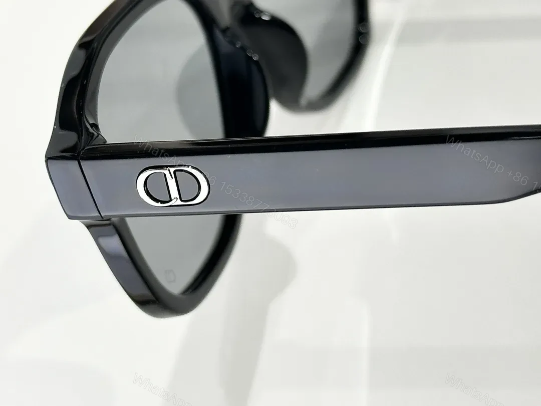 View 5 of Translucent acetate Sunglasses with Gradient Lenses, Mid-Size, Unisex
